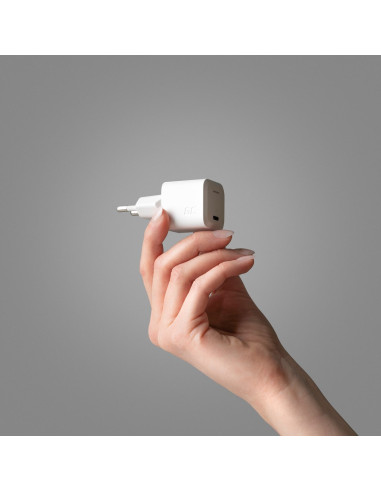 Green Cell Ładowarka Usb-C Gan Gc Powergan 33W Pd 3.0 Qc 3.0 Usb-C Biała