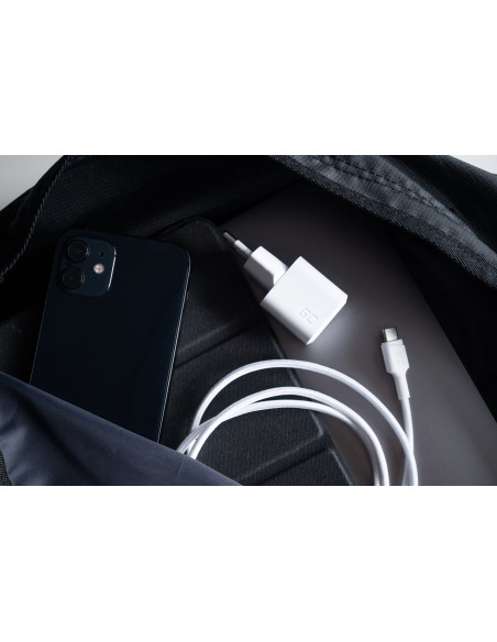 Green Cell Ładowarka Usb-C Gan Gc Powergan 33W Pd 3.0 Qc 3.0 Usb-C Biała