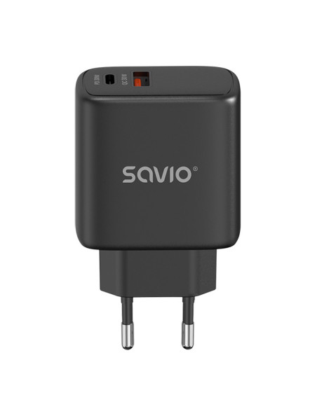 Savio Ładowarka Sieciowa 30W Quick Charge, Power Delivery 3.0 La-06/B