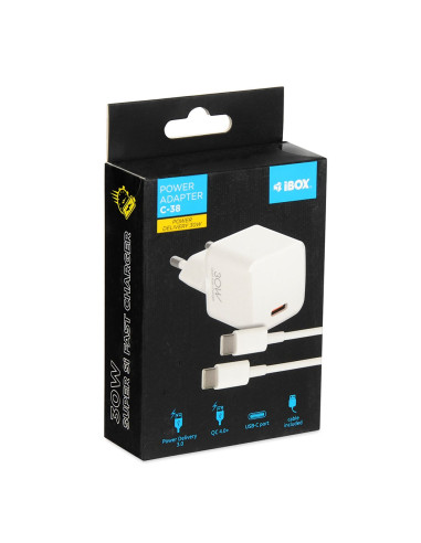Ładowarka Sieciowa I-Box C-38 Pd30W Usb-C, Kabel