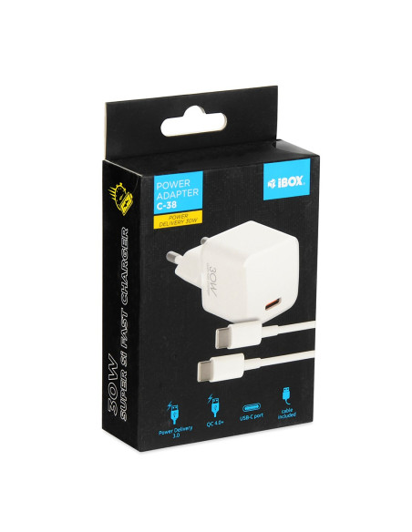 Ładowarka Sieciowa I-Box C-38 Pd30W Usb-C, Kabel