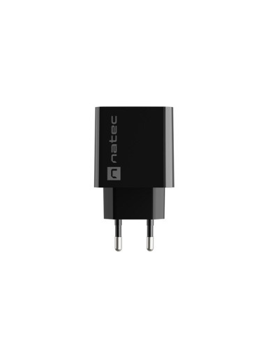 Natec Ładowarka Sieciowa Ribera Usb-A + Usb-C 20W Power Delivery Czarna Nuc-2062