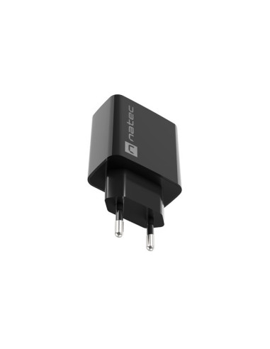 Natec Ładowarka Sieciowa Ribera Usb-A + Usb-C 20W Power Delivery Czarna Nuc-2062