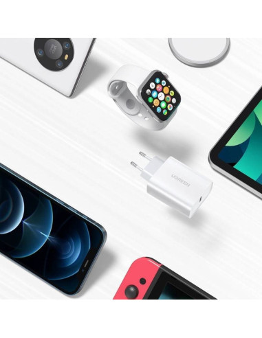 Ugreen Ładowarka Sieciowa Usb Power Delivery 3.0 Quick Charge 4.0+ 20W 3A (Biały)