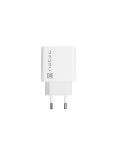 Natec Ładowarka Sieciowa Ribera Usb-A + Usb-C 20W Power Delivery Biała Nuc-2061