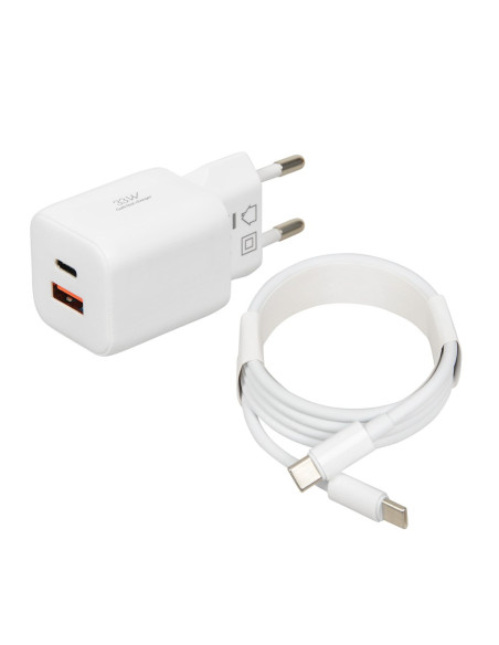 Ibox Ładowarka Uniwersalna C-42 Gan Pd33W Usb A+C White