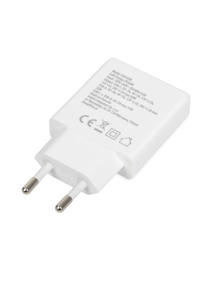 Ibox Ładowarka Uniwersalna C-43 Gan Pd30W Slim Usb A+C White