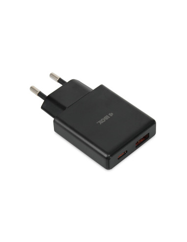 Ibox Ładowarka Uniwersalna C-43 Gan Pd30W Slim Usb A+C Black