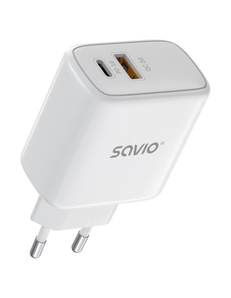 Savio Ładowarka Sieciowa 20W Quick Charge Power Delivery 3.0 La-12