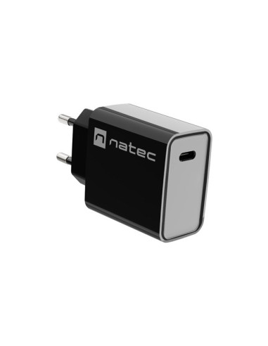 Natec Ładowarka Sieciowa Ribera Usb-C 20W Power Delivery Czarna Nuc-2060