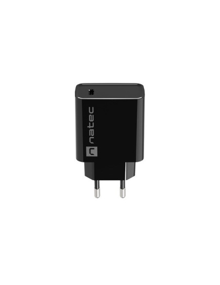Natec Ładowarka Sieciowa Ribera Usb-C 20W Power Delivery Czarna Nuc-2060