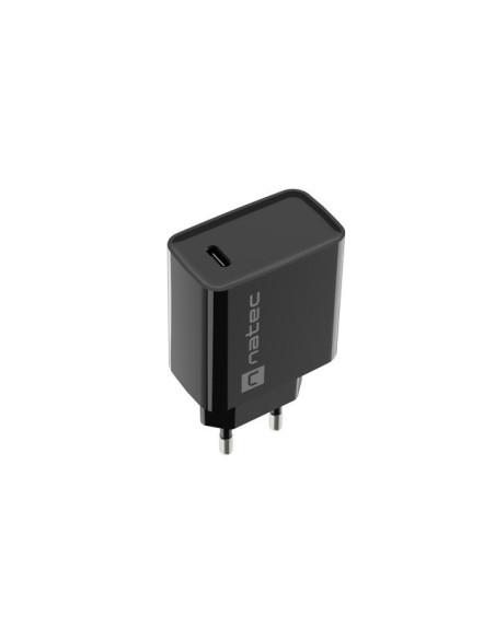 Natec Ładowarka Sieciowa Ribera Usb-C 20W Power Delivery Czarna Nuc-2060