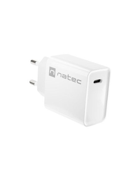 Natec Ładowarka Sieciowa Ribera Usb-C 20W Power Delivery Biała Nuc-2059