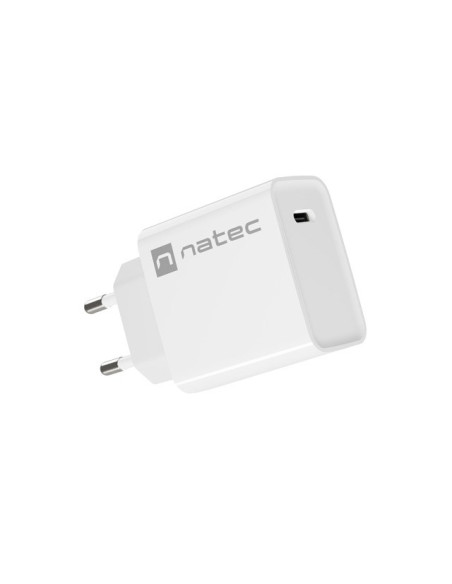 Natec Ładowarka Sieciowa Ribera Usb-C 20W Power Delivery Biała Nuc-2059