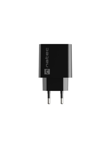 Natec Ładowarka Sieciowa Ribera Usb-A 18W Czarna Nuc-2058