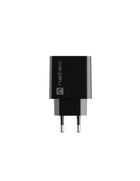 Natec Ładowarka Sieciowa Ribera Usb-A 18W Czarna Nuc-2058