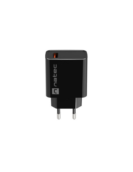 Natec Ładowarka Sieciowa Ribera Usb-A 18W Czarna Nuc-2058