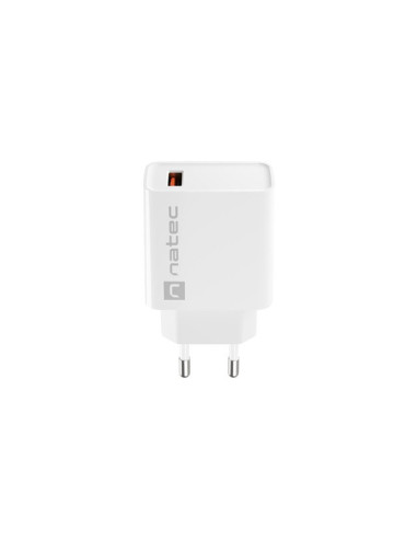 Natec Ładowarka Sieciowa Ribera Usb-A 18W Biała Nuc-2057