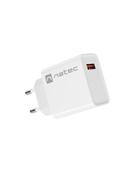Natec Ładowarka Sieciowa Ribera Usb-A 18W Biała Nuc-2057