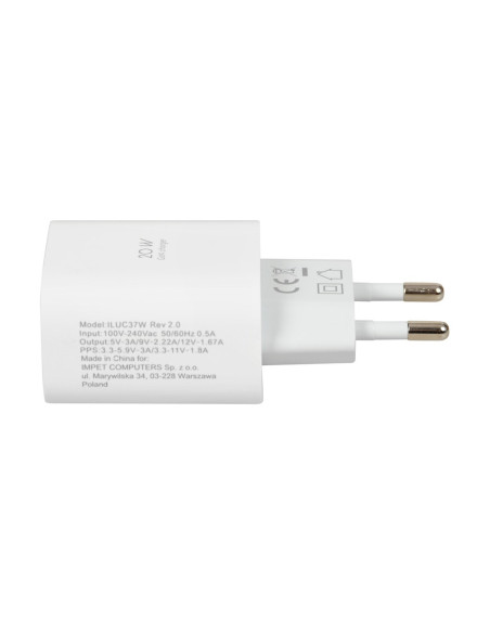 Ładowarka Sieciowa I-Box C-37 Pd20W Usb-C