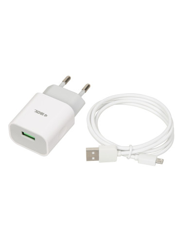 Ładowarka Sieciowa Ibox C-41 Usb 2A, 1 Port Usb, Kabel Microusb