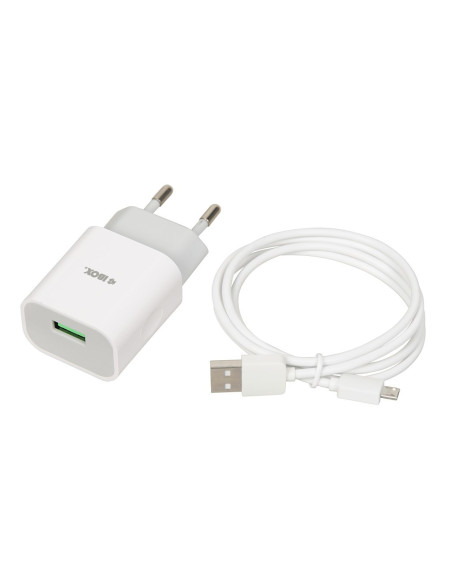 Ładowarka Sieciowa Ibox C-41 Usb 2A, 1 Port Usb, Kabel Microusb