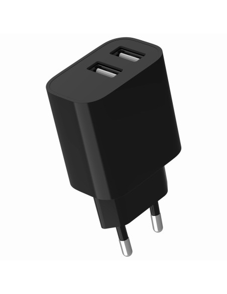Gembird 2-Portowa Ładowarka Sieciowa 2X Usb-A, Czarna