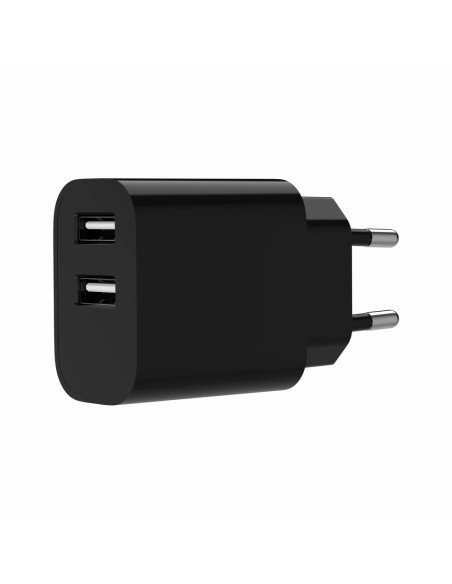 Gembird 2-Portowa Ładowarka Sieciowa 2X Usb-A, Czarna