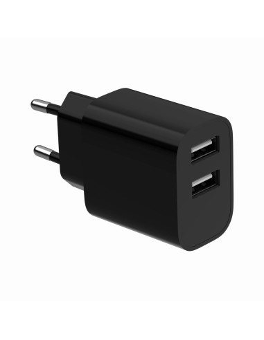 Gembird 2-Portowa Ładowarka Sieciowa 2X Usb-A, Czarna