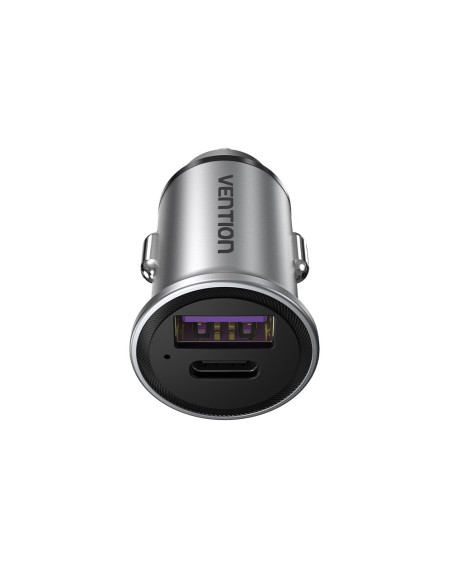 Ładowarka Samochodowa Vention Usb-A Usb-C 30W Pd