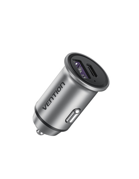 Ładowarka Samochodowa Vention Usb-A Usb-C 30W Pd