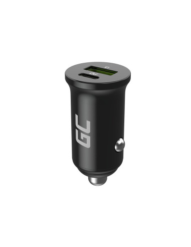 Green Cell Ładowarka Samochodowa Gc Powerride Nano38 38W 6A 1X Usb-C 1X Usb-A