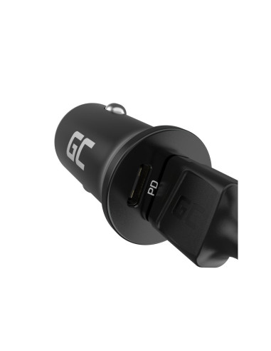 Green Cell Ładowarka Samochodowa Gc Powerride Nano38 38W 6A 1X Usb-C 1X Usb-A