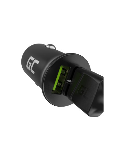 Green Cell Ładowarka Samochodowa Gc Powerride Nano36 36W 6A 2X Usb-A
