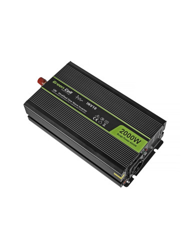 Green Cell Przetwornica Inv10 12V-230V 2000W/4000W Modyfikowana Sinusoida