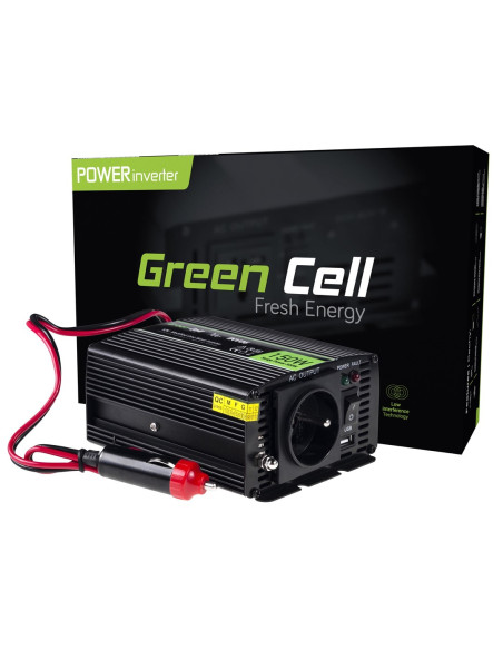 Green Cell Przetwornica Inv06 12V-230V 150W/300W