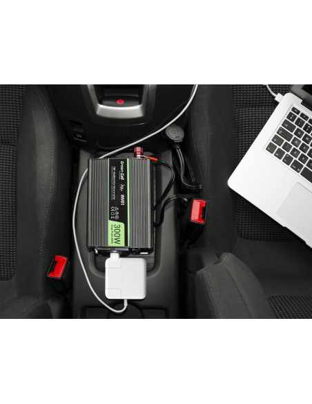 Green Cell Przetwornica Inv06 12V-230V 150W/300W