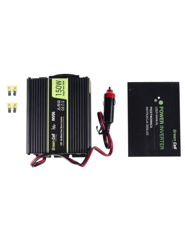 Green Cell Przetwornica Inv06 12V-230V 150W/300W