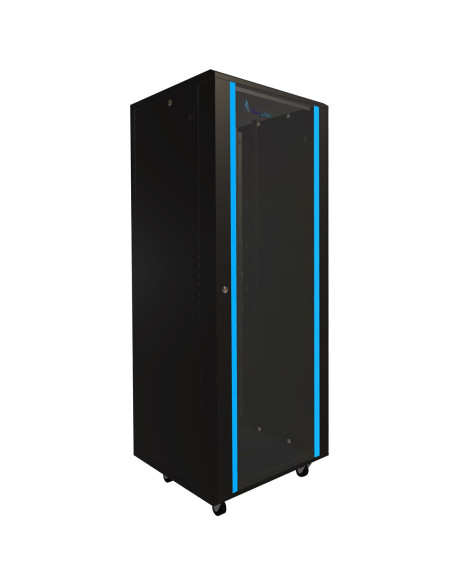 Extralink Szafa Rack 37U 600X600 Czarna Stojąca