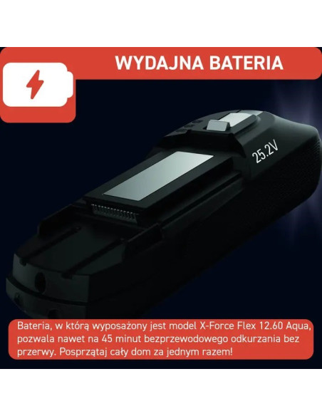 Odkurzacz Bezprzewodowy Tefal Ty98C0 X-Force 12.60