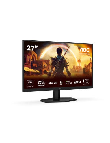Monitor Certyfikat Aoc Q27G42Ze 27" Ips Złącze Qhd 16:9 260 Hz 1 Ms 2560 X 1440 Pikseli 300 Cd/M2 Ilość Portów Hdmi: 1 Czarny