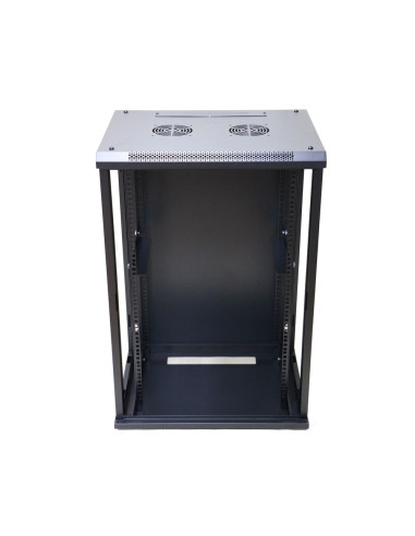 Extralink Szafa Rack 18U 600X600 Czarna Montowana Na Ścianie