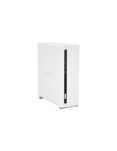 Qnap Ts-133, Tower,  1 X 2.5"/3.5" Sata, Arm 1.8Ghz Quad Core, 2Gb, 1 X 1Gbe, External Adapter (Psu)