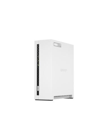 Qnap Ts-133, Tower,  1 X 2.5"/3.5" Sata, Arm 1.8Ghz Quad Core, 2Gb, 1 X 1Gbe, External Adapter (Psu)