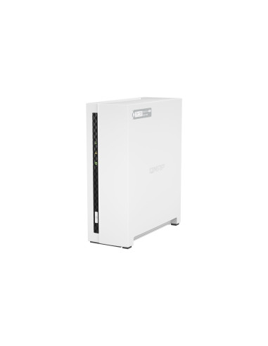 Qnap Ts-133, Tower,  1 X 2.5"/3.5" Sata, Arm 1.8Ghz Quad Core, 2Gb, 1 X 1Gbe, External Adapter (Psu)