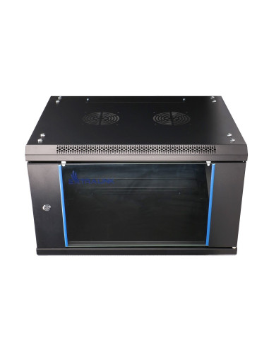 Extralink Szafa Rack 6U 600X600 Czarna Montowana Na Ścianie