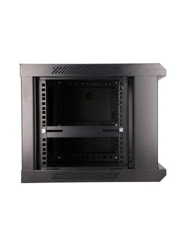 Szafa Rack Extralink 6U 600X450 Czarna Montowana Na Ścianie