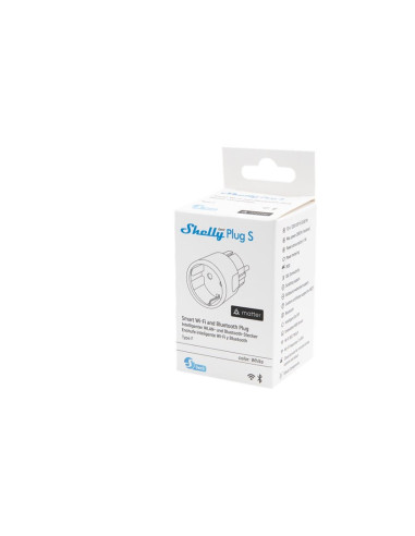 Inteligentne Gniazdko Wifi Z Pomiarem Energii Shelly Plug S Mtr Gen3 White