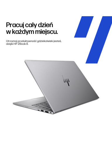Hp Zbook 8 G1Ak 14 Ryzen Ai 7 Pro 350 14.0"Wuxga Ips 400Nits Lbl Ag 32Gb Ddr5 5600 Ssd1Tb Radeon 860M Cam Ir 5 Mpx 62Wh W11Pro 3