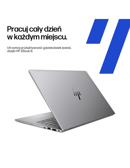 Hp Zbook 8 G1Ak 14 Ryzen Ai 7 Pro 350 14.0"Wuxga Ips 400Nits Lbl Ag 32Gb Ddr5 5600 Ssd1Tb Radeon 860M Cam Ir 5 Mpx 62Wh W11Pro 3